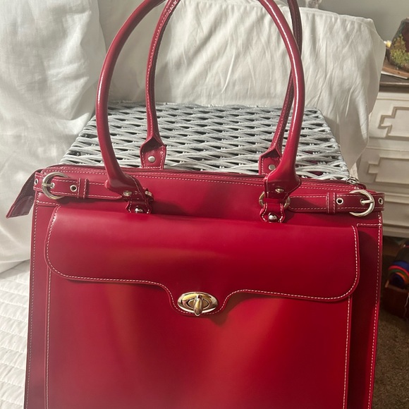 McKlein Leather Laptop Handbag - Picture 8 of 9